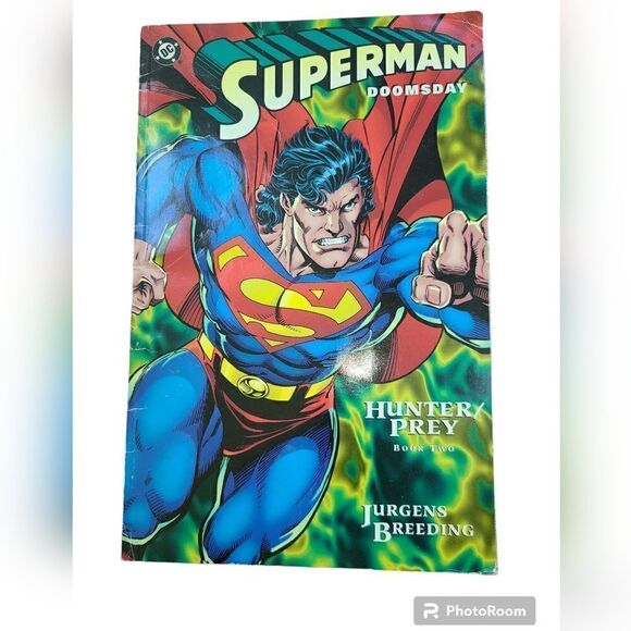 Vintage DC Comics Superman Doomsday Hunter/Prey book 2 - Picture 1 of 4
